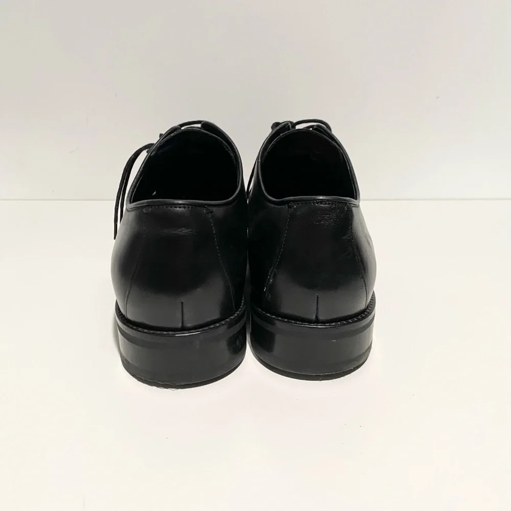 C11630 COLE HAAN‎ MEN'S LENOX HILL CAP TOE OXFORD SIZE 10 WIDE BLACK Classic